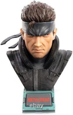 Metal Gear Solid Resin Bust Solid Snake Officially Licensed New