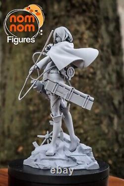 Mikasa Ackerman Garage Kit Figure Collectible Statue Handmade Gift Figurine