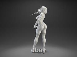 Mileena Ninjia SexyGirl Unpainted Unassembled Resin 3D printed Model Figure NSFW