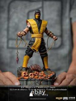 Mortal Kombat Klassic Scorpion 110 Scale statue Iron Studios Sideshow Brown