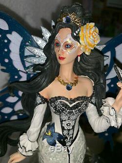 Mosaic Fairy Nene Thomas Doll Statue Figure Twilight Glass Mosaic Resin 12