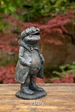 Mr Toad Garden Figure Wind in the Willows Heavy Resin Home Ornament Decor