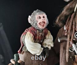 Mr. Z Pirate Monkey Pirates of the Caribbean Statue Resin Figure Model Display