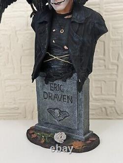 NECA Eric Draven The Crow Mini-Bust Resin Statue Limited Edition 2276/5000