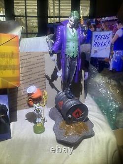 NEW Fantasy Figure Gallery The Joker Statue by Luis Royo Resin Harley Quinn