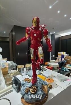 NEW Marvel Avengers MK7 Iron Man Mark7 14 Full Body Resin Statue figure