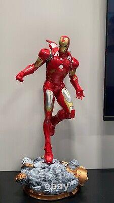 NEW Marvel Avengers MK7 Iron Man Mark7 14 Full Body Resin Statue figure