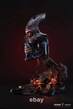 NEW PureArts Terminator 2 T-800 Battle Damaged Art Mask RESIN Statue