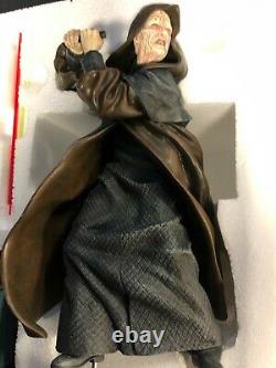 NIB Sideshow Yoda Vs Darth Sidious Diorama Statue Figure RARE! #172 of 550