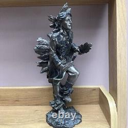 Native American Indian Chief Bronze Finish Resin Figure 32cm