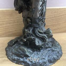 Native American Indian Chief Bronze Finish Resin Figure 32cm