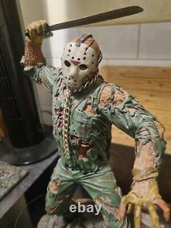Neca Jason Voorhees Figure Statue 15inch 1/4 Scale VERY rare Number 439Of 1000