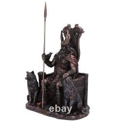 Nemesis Now Odin All Father God Statue Viking Bronze Resin Figure 22cm