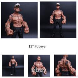 New 12 Headplay Popeye 1/6 FIGURE The Sailor Resin Statue TATTOO BODY in stock