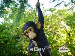 New Climbing MONKEY Garden Ornament Resin Kitsch Animal Figure Statue IN/OUTSIDE