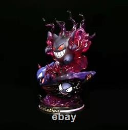New Pokémon Anime Figure LED Gengar Haunter Gastly Evolution Collectible 24cm UK