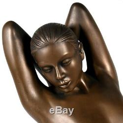 Nude Female statue in Bronze resin Delectable Debbie Girl figure