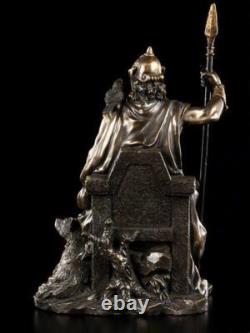 Odin Figure Fantasy Nordic Mythology Decor Statue Bronzed