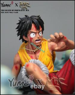One Piece GK Statue Mrc&Yume Ace'S Death Luffy Ace Sakazuki Collector Figure