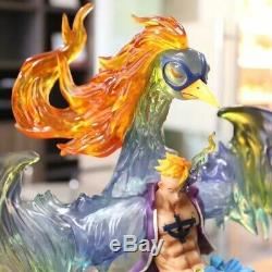 One Piece Marco The Phoenix Resin Figure Statue Model Collection Toys WithBox 46cm
