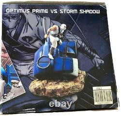 Optimus Prime Vs Storm Shadow First4figures Statue Gi Joe Transformers 82/250