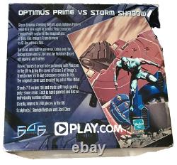 Optimus Prime Vs Storm Shadow First4figures Statue Gi Joe Transformers 82/250