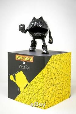 PAC-MAN x Orlinski Statue Figure Vinyl Official Resin Sculpture Black Bandai