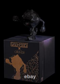 PAC-MAN x Orlinski Statue Figure Vinyl Official Resin Sculpture Black Bandai NES