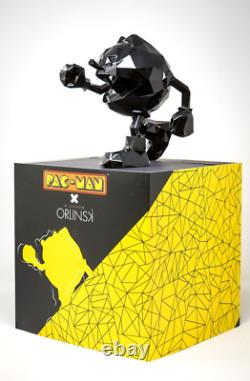 PAC-MAN x Orlinski Statue Figure Vinyl Official Resin Sculpture Black Bandai NES