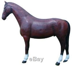 Palfrey Horse 1 Garden Statue Resin Life Size Animal Figure 6 Colours