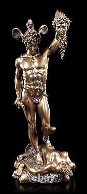 Perseus Figure Defeated Medusa Cellini Statue Veronese Bronzed God Greek