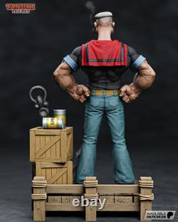 Popeye the Sailor, 210mm Resin Model Kit Painted 3d Printed GK Statue Figure