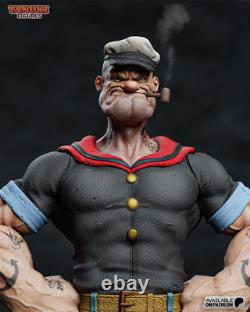 Popeye the Sailor, 210mm Resin Model Kit Painted 3d Printed GK Statue Figure