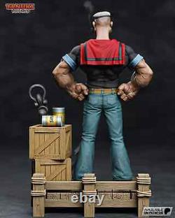 Popeye the Sailor Custom 19 Scale Statue 3D Printed & Hand-Painted 210mm