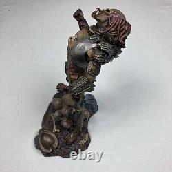 Predator Alien Figure Figurine Statue Arched Back Resin 11 Tall 1991 Vintage