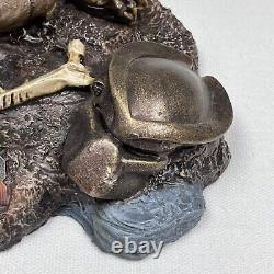 Predator Alien Figure Figurine Statue Arched Back Resin 11 Tall 1991 Vintage