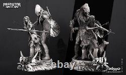 Predator & Naru Prey Diorama FAN ART 16 figure Resin 3D printed DIY model kit