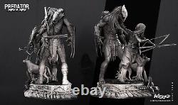 Predator & Naru Prey Diorama FAN ART 16 figure Resin 3D printed DIY model kit