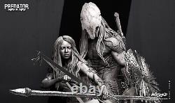 Predator & Naru Prey Diorama FAN ART 16 figure Resin 3D printed DIY model kit