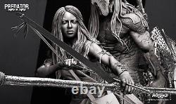 Predator & Naru Prey Diorama FAN ART 16 figure Resin 3D printed DIY model kit