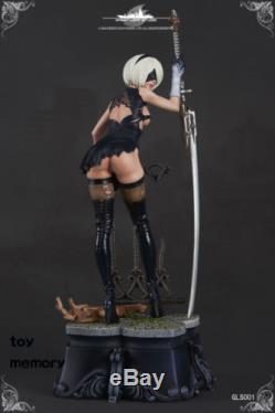Preorder Green leaf NieRAutomata 2B figure Limited 1/7 resin statue Limited