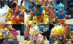 RS Dragon Ball Son Goku Resin Model Painted Statue Super Saiyan Figure In Stock