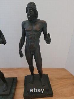 R. Fischer. Riace Warriors. Bronze Patinated Resin Europe