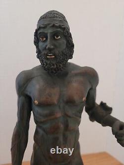 R. Fischer. Riace Warriors. Bronze Patinated Resin Europe