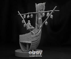 Ragnar Diorama (Vikings) Statue KUTON 8K 3D Printed Resin 10cm to 25cm