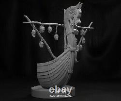 Ragnar Diorama (Vikings) Statue KUTON 8K 3D Printed Resin 10cm to 25cm