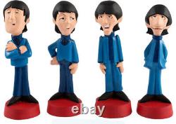 Rare Beatles 1965 T. V. Show Cartoon Resin Statue Figures Mint In Original Box 6