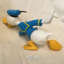 Rare Disney Donald Duck Running Figure Figurine Statue-MIB