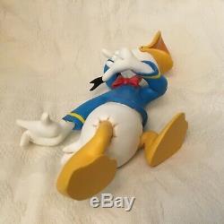 Rare Disney Donald Duck Running Figure Figurine Statue-MIB