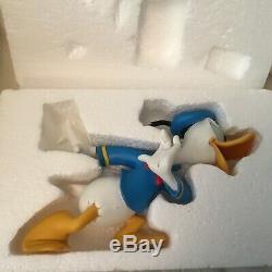 Rare Disney Donald Duck Running Figure Figurine Statue-MIB